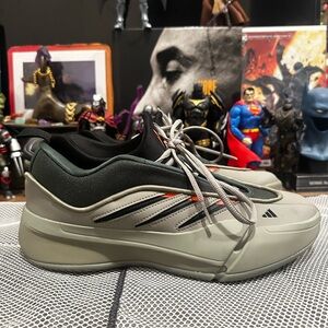 Adidas Dame 9 Basketball Shoes Mens 8.5 Silver Pebble JI1939